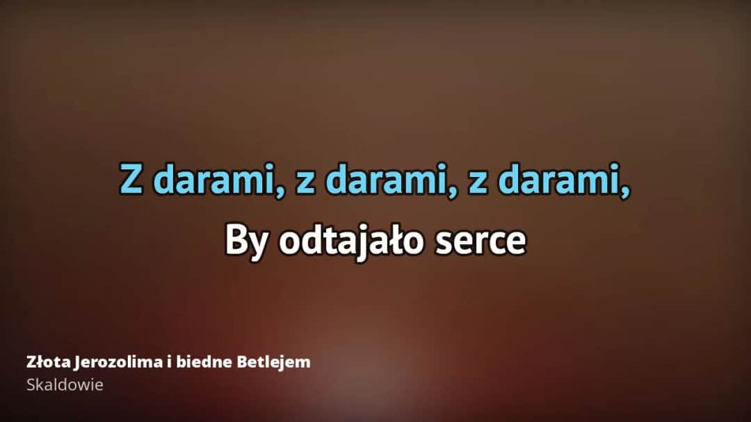 Złota Jerozolima karaoke - najpopularniejsze wersje podkładów muzycznych