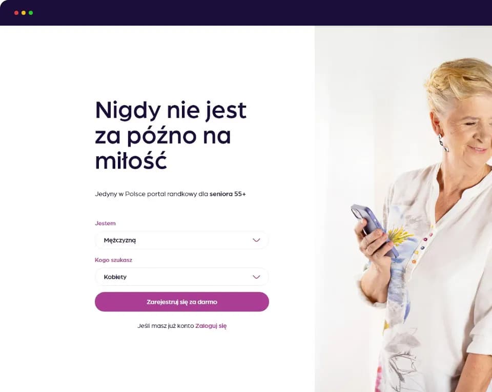 Portal randkowy dla seniorów bez rejestracji - Poznaj nowych ludzi za darmo!